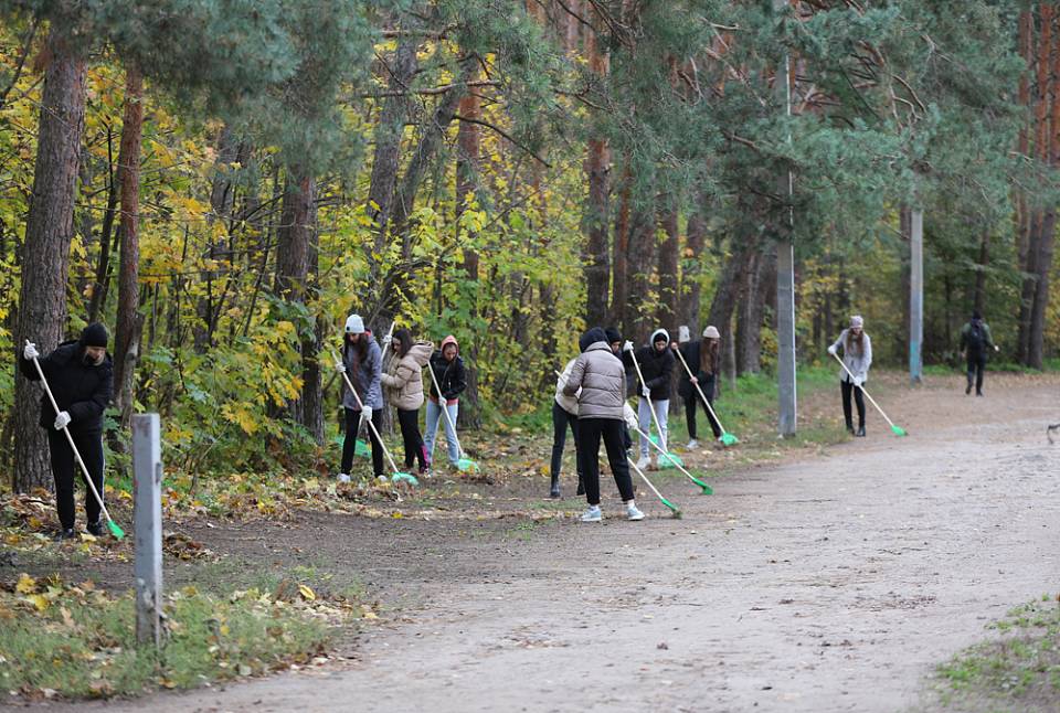 В Воронеже в общегородском субботнике приняли участие более 32 тыс. человек