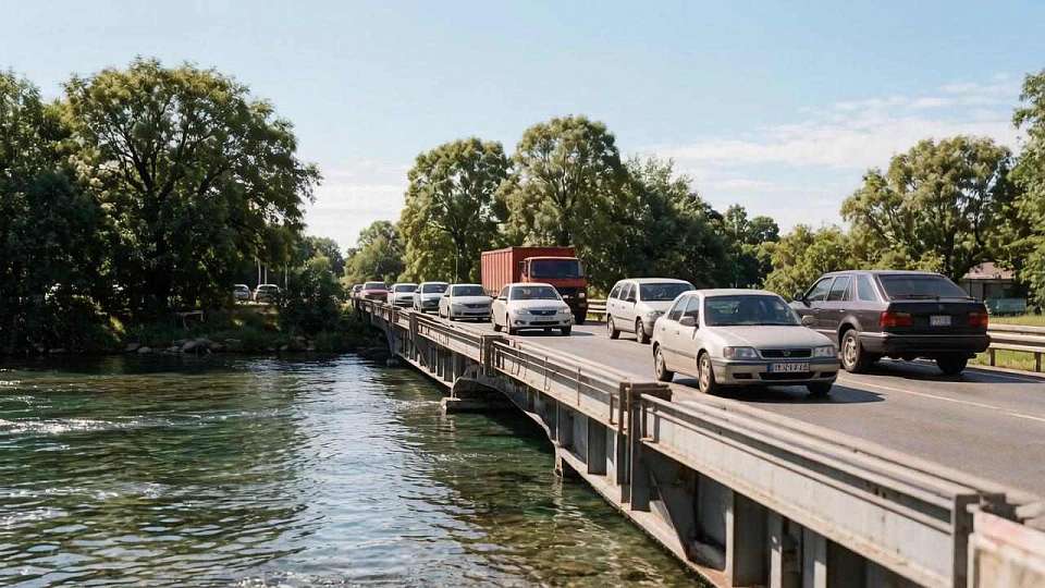 Движение по низководному мосту под Воронежем открыли