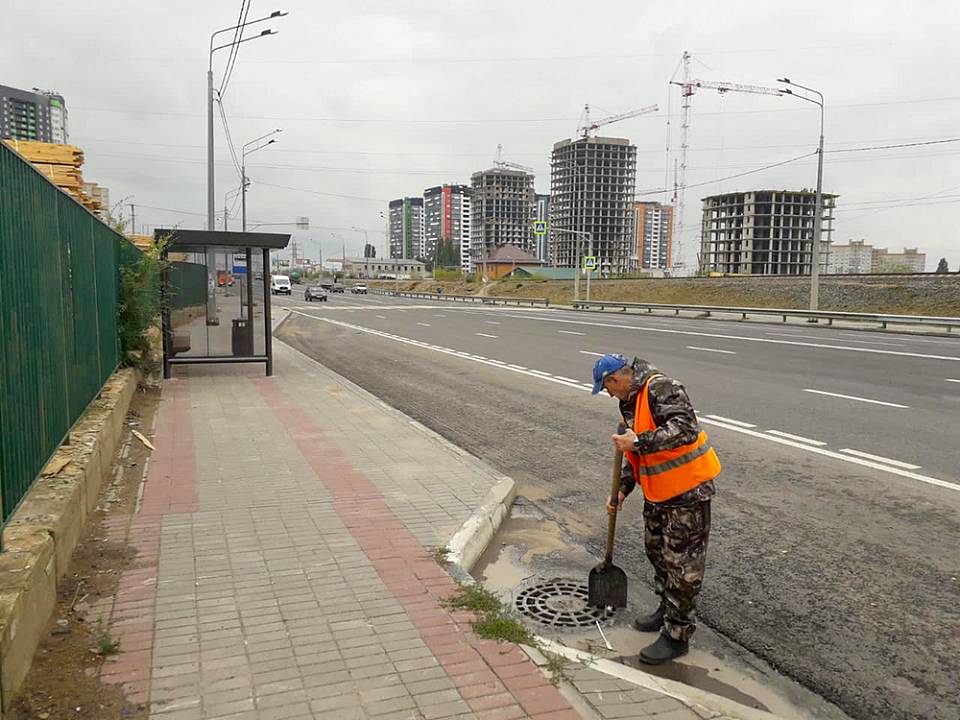 В Воронеже закрыли для проезда пострадавшие от ливня участки улиц