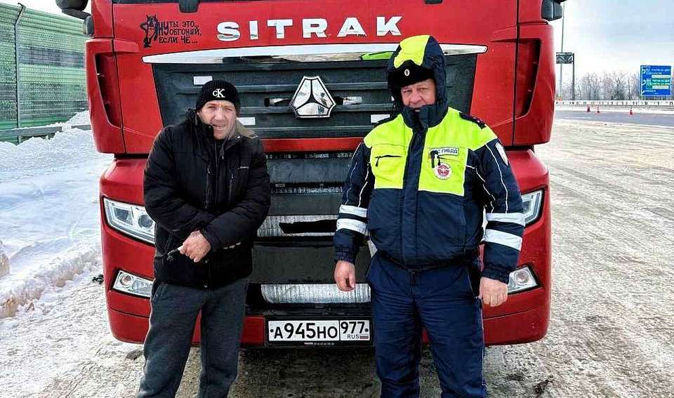 На воронежской трассе М-4 «Дон» заглох большегруз из Крыма