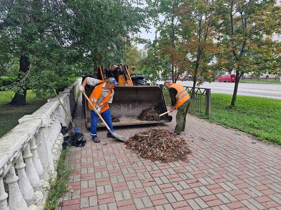 В Железнодорожном районе круглосуточно заботятся о чистоте