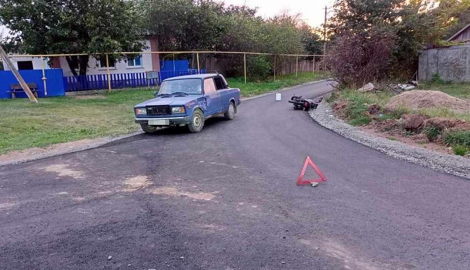 В аварии на скутере пострадал 17-летний житель Воронежской области