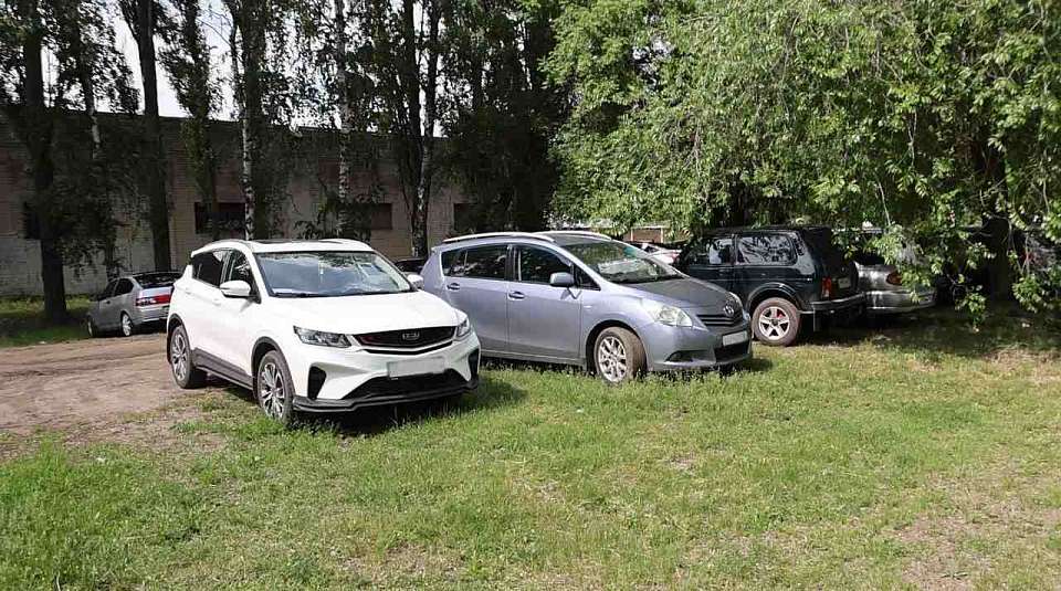 В Воронеже продолжают наказывать за парковку на газонах
