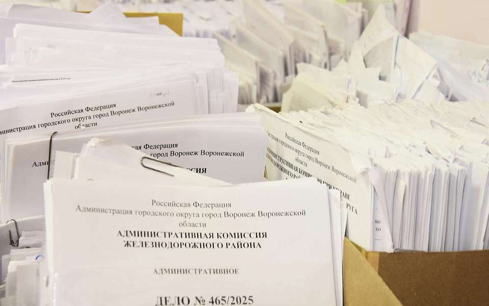 Управа района продолжает привлекать к административной ответственности граждан, нарушающих Закон Воронежской области