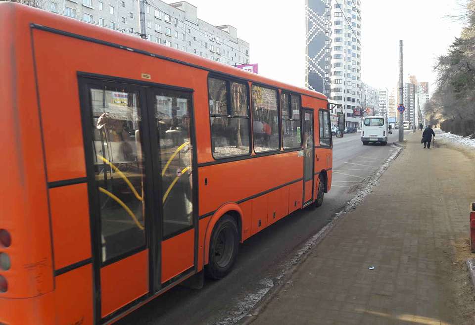 В Воронеже с 25 марта изменится маршрут автобуса