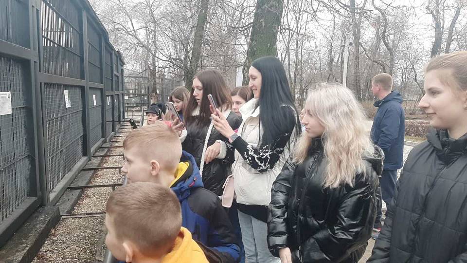 Семьи из ПВР «Маяк» посетили Воронежский зоопарк
