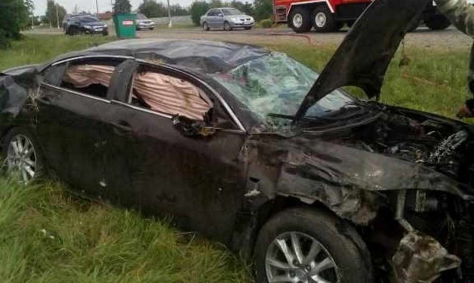 В аварии на трассе М-4 «Дон» в Воронежской области пострадали 4 человека с детьми