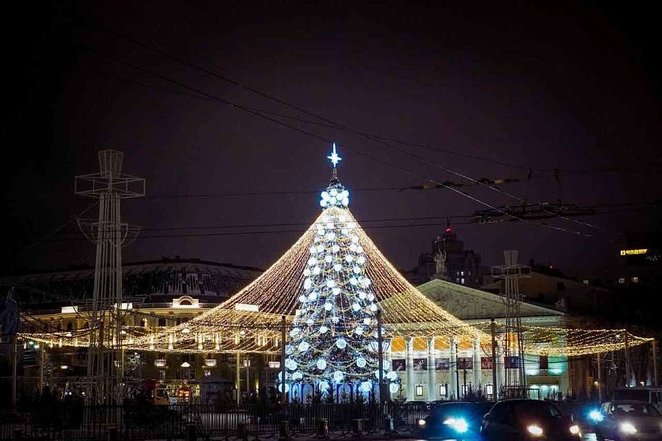 Морозная и бесснежная погода будет в новогоднюю ночь в Воронеже