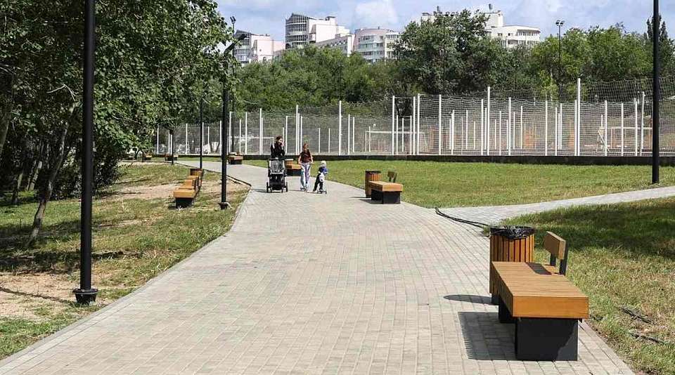 Завершается благоустройство набережной Авиастроителей в Воронеже