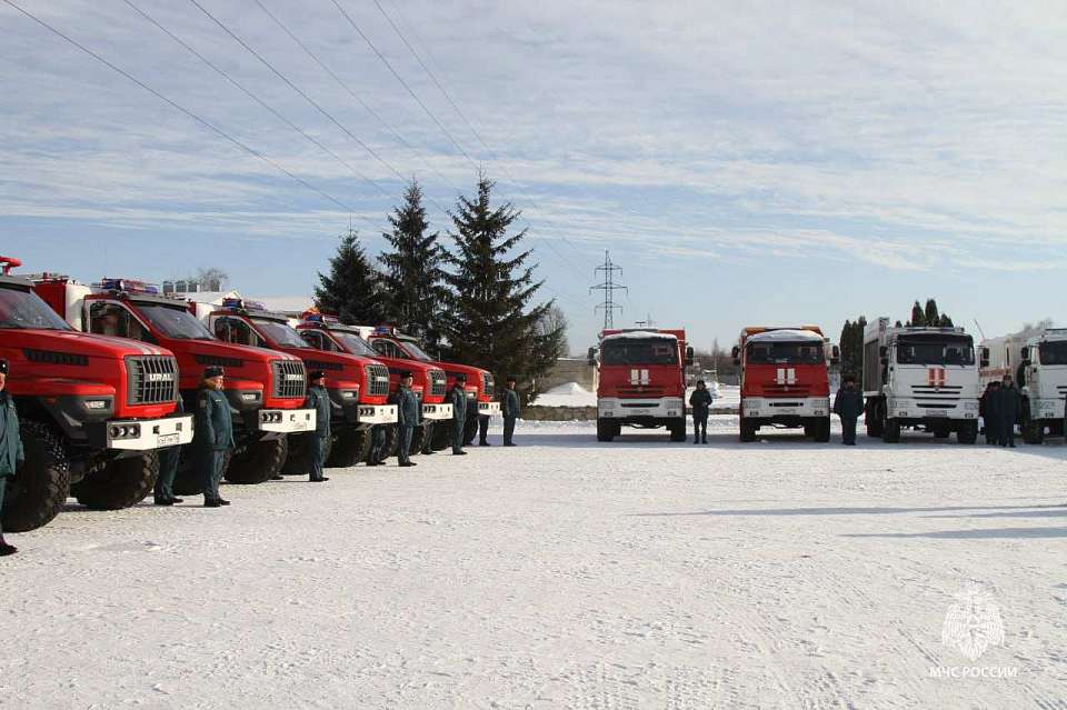 Новую пожарную технику получили шесть районов Воронежской области