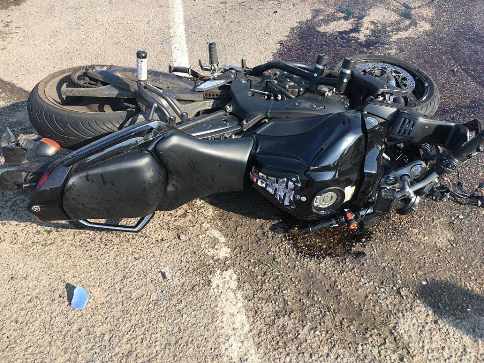 40-летний мотоциклист погиб под Воронежем при обгоне машин по встречной полосе