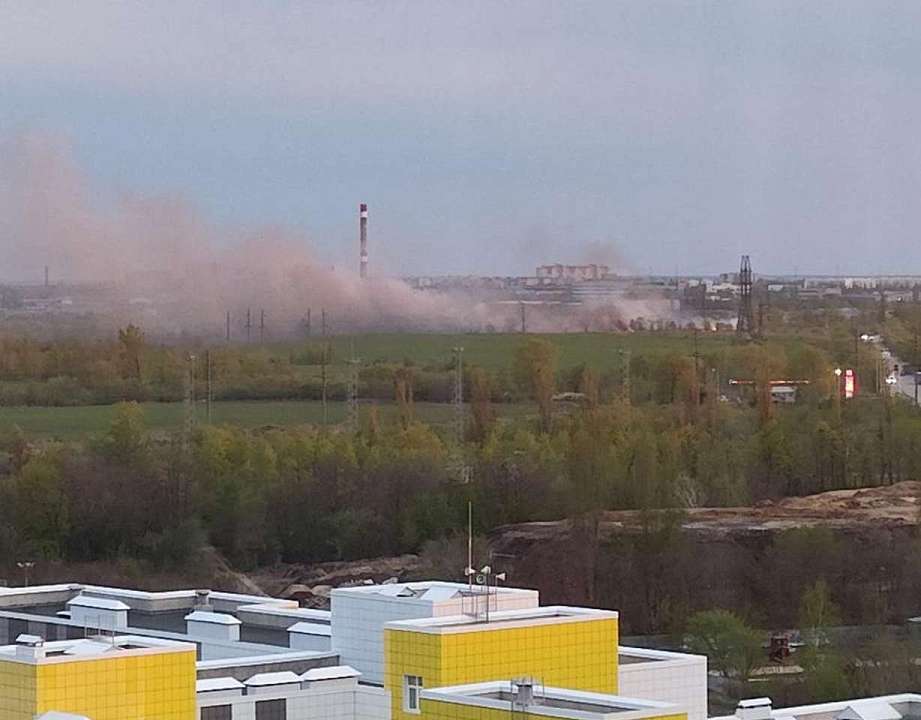 Пожар вспыхнул в районе Машмета в Воронеже
