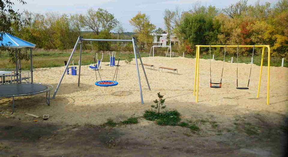 Как жители воронежского Малышево выиграли грант и сделали для своих детей спортивную площадку