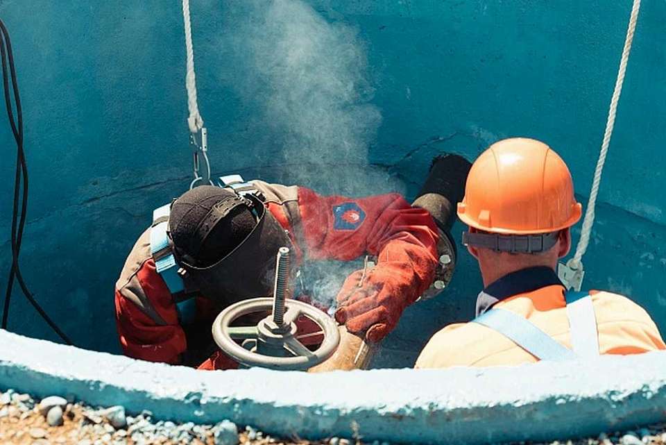 Более 4 метров трубы на водоводе придется заменить коммунальщикам из-за аварии в Левобережном районе Воронежа