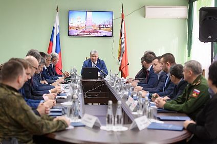 Безопасность границ Воронежской области проверил губернатор Александр Гусев