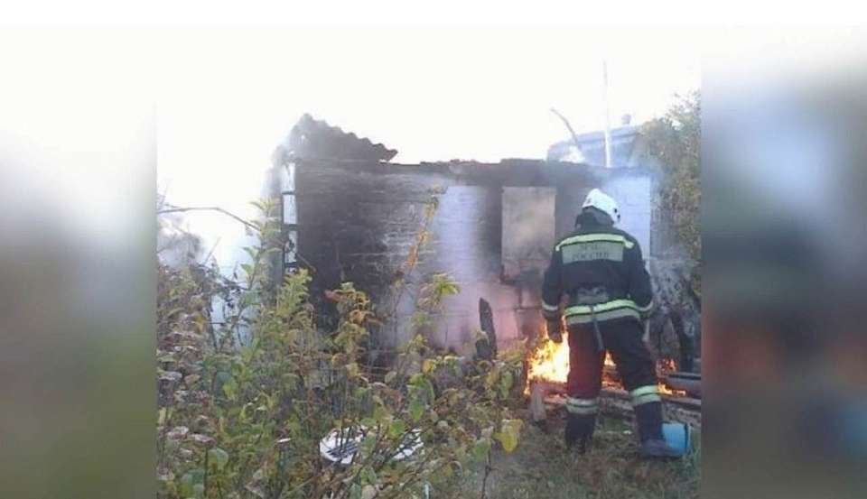 В воронежском селе сгорел дотла жилой дом