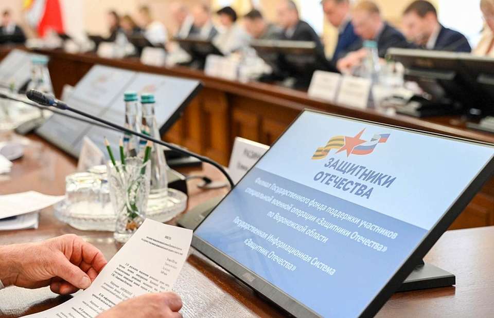 Данные о помощи ветеранам СВО в Воронежской области объединит ГИС «Защитник Отечества»