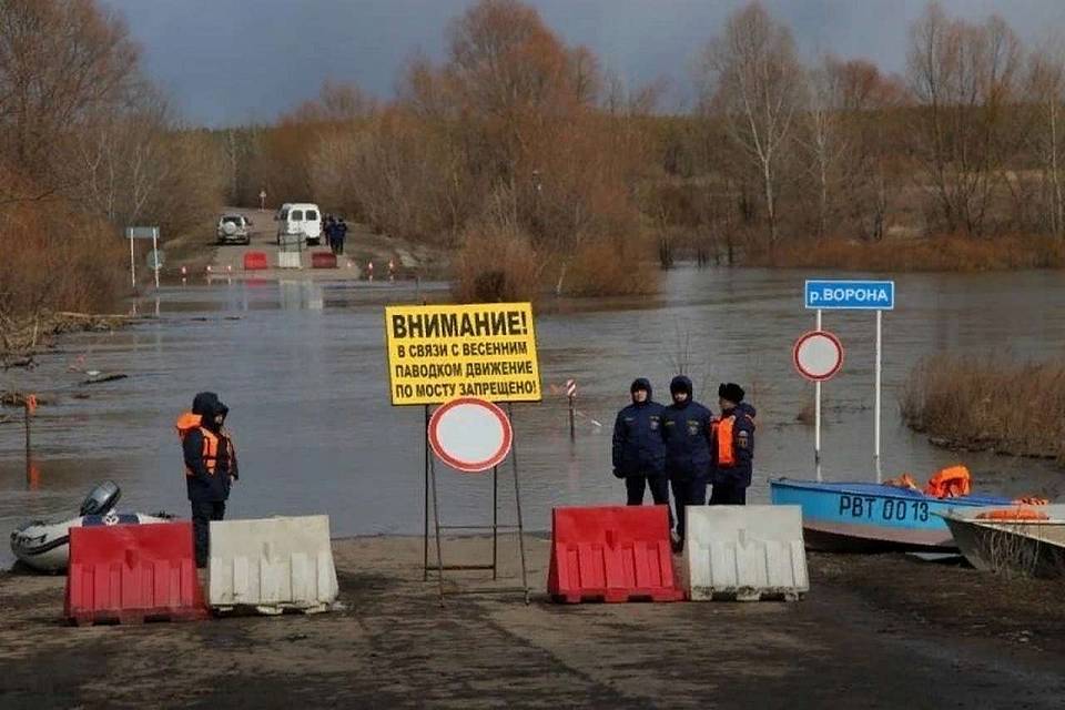 В Воронежской области из-за паводка затопило 11 мостов и 37 приусадебных участков