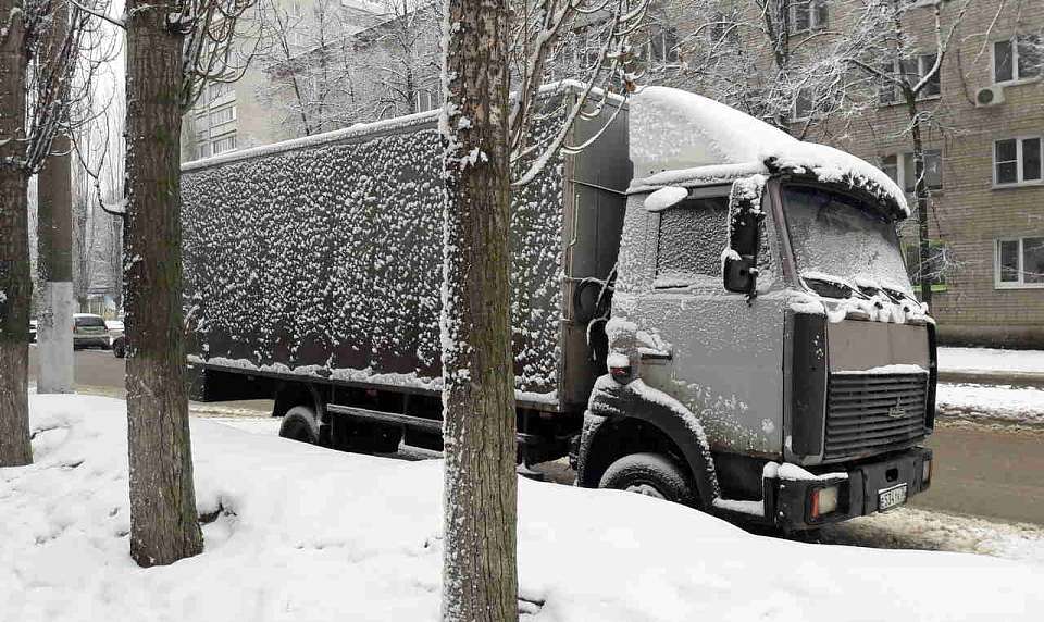 В Воронеже рассматривается запрет на парковку грузовиков в черте города