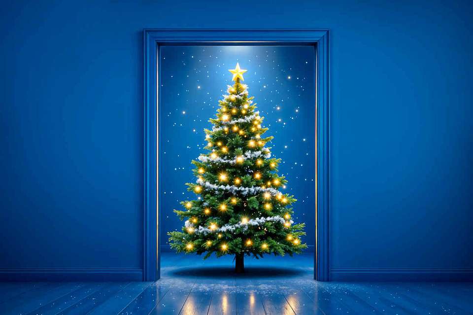 В Воронеже неизвестный украл и унёс в неизвестном направлении ёлку