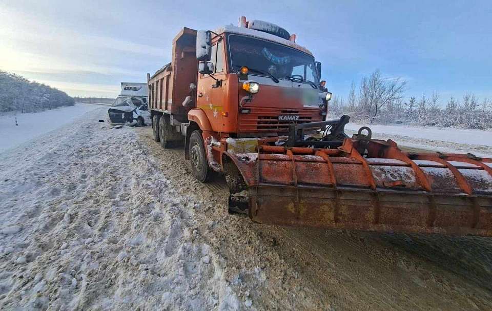 ДТП с участием снегоуборочной машины произошло на воронежской трассе