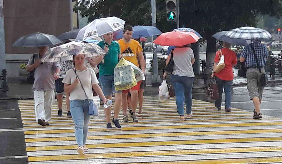 Из-за грозы и дождей жёлтый уровень погодной опасности объявили в Воронежской области