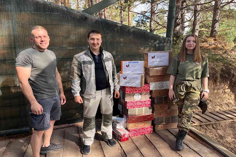 Воронежские волонтёры и предприниматели помогли бойцам на передовой в ЛНР