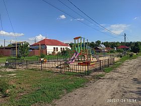 В Левобережном районе благоустроена детская площадка в микрорайоне Таврово