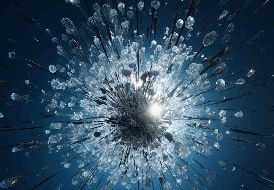 Неизвестные скинули на автомобиль кирпич в воронежском ЖК