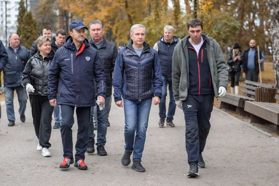 Об участии в общегородском субботнике рассказал мэр Воронежа