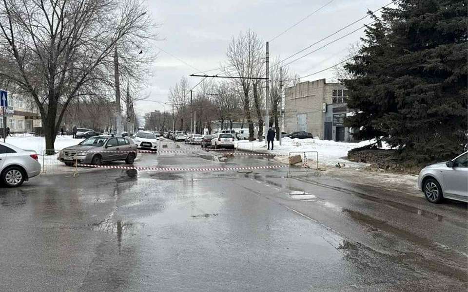 Движение на улице Циолковского в Воронеже ограничено из-за аварийных работ