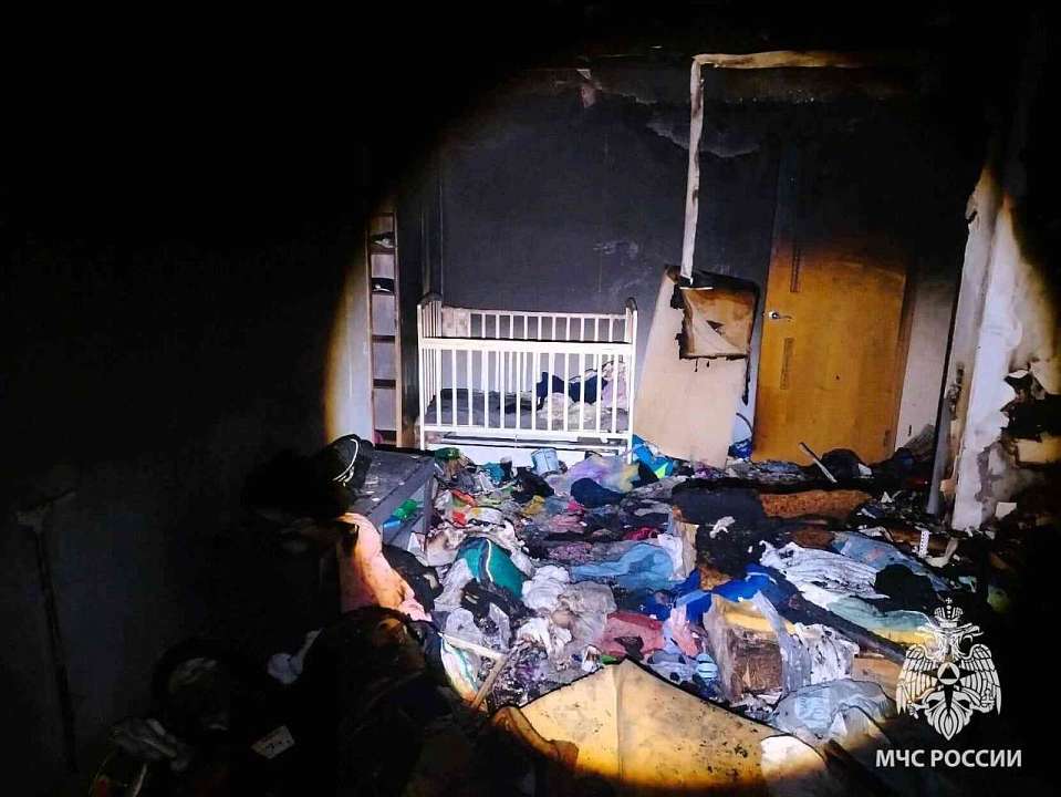 Четырехлетняя девочка погибла в Воронеже на пожаре в квартире 