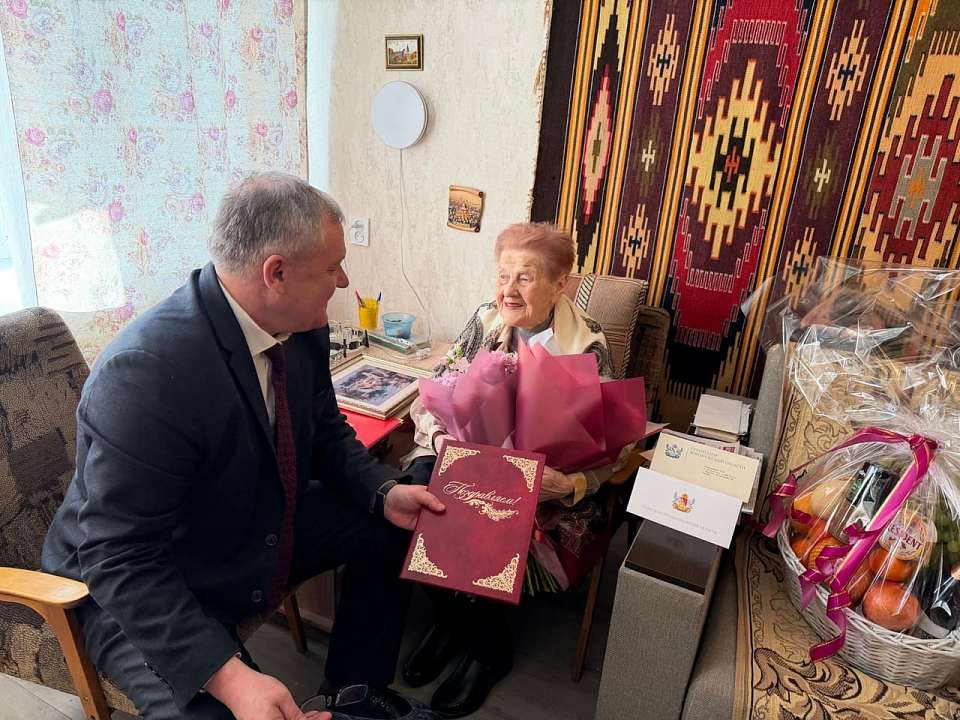 Почетный гражданин города Воронежа, ветеран Великой Отечественной войны Анна Городецкая отметила столетие