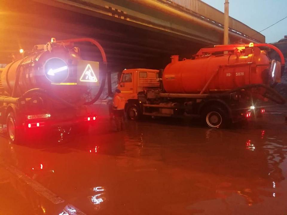В Воронеже закрыли движение под мостом на Московском проспекте