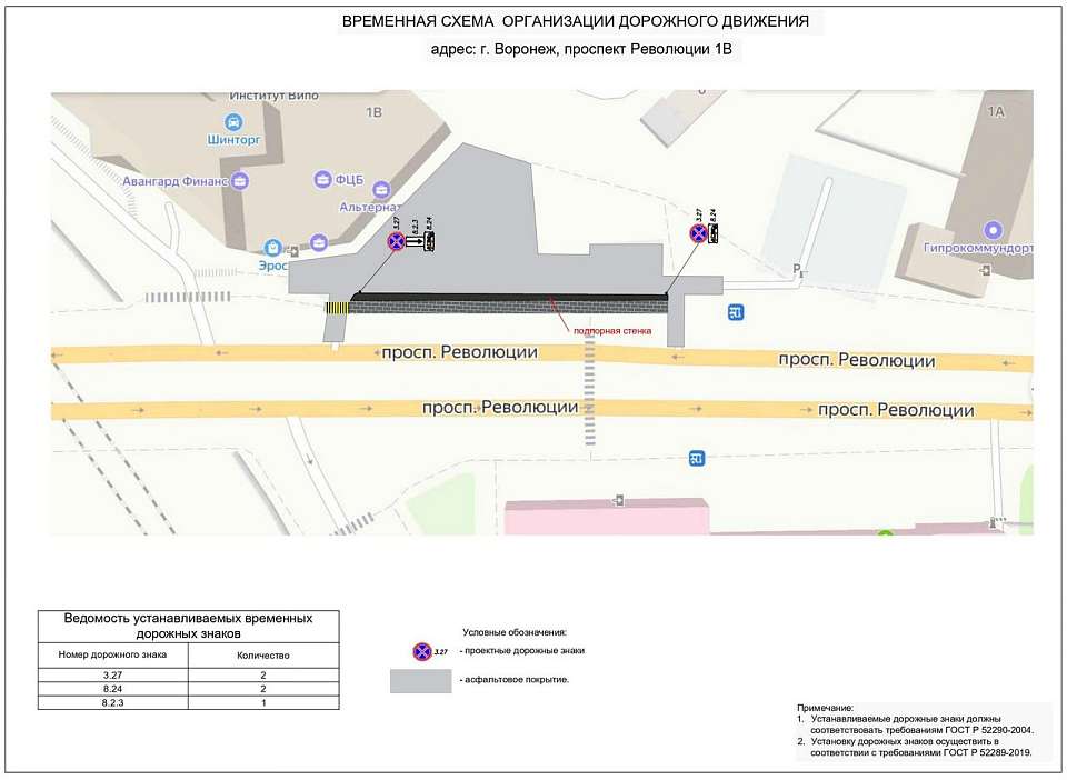 Запретят парковку у путепровода на улице Ленина в Воронеже