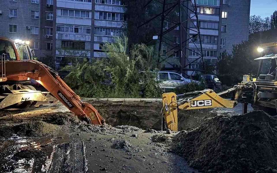 О завершении ремонта аварийного водовода доложили в воронежском водоканале