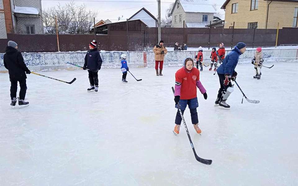 В Воронеже состоялся хоккейный турнир «Память» между дворовыми командами