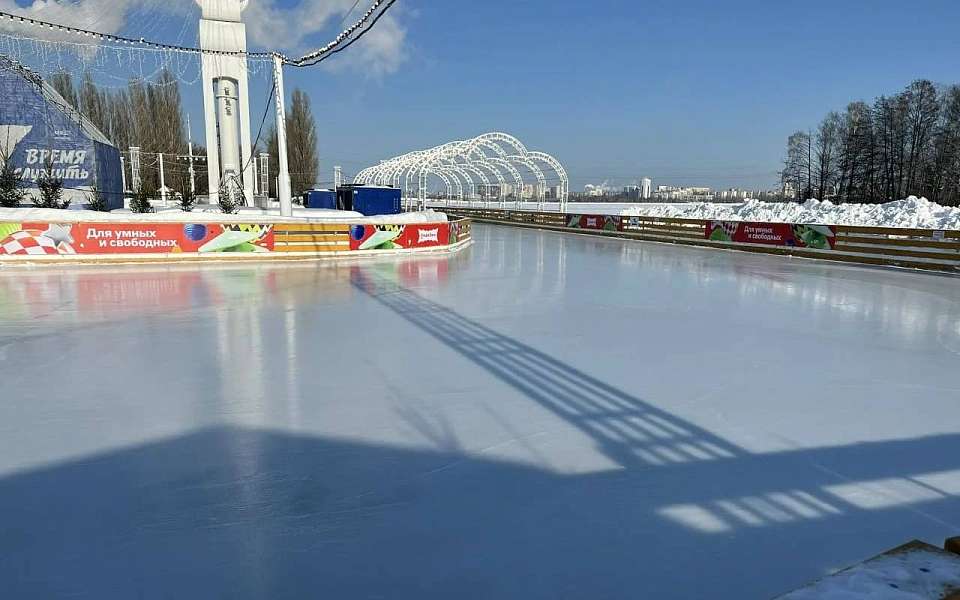 Детский каток снова заработал в Воронеже