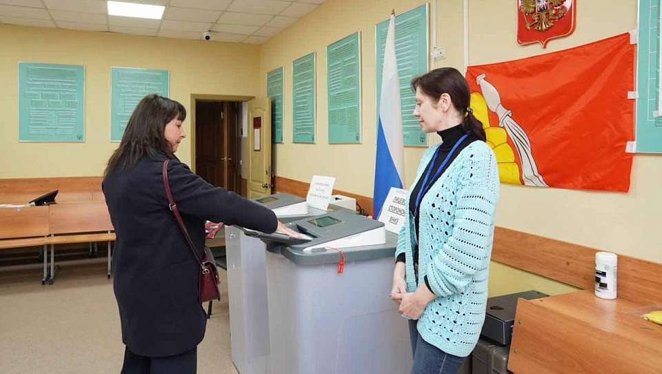 Явка избирателей в Воронежской области составляет 48,48%