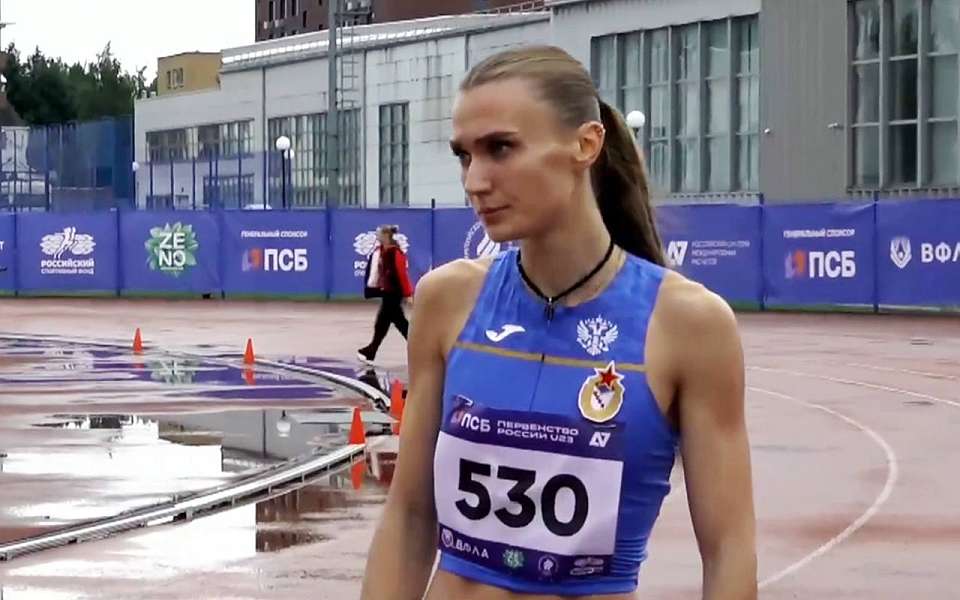 Ксения Сомова из Воронежа завоевала две медали легкоатлетического первенства России