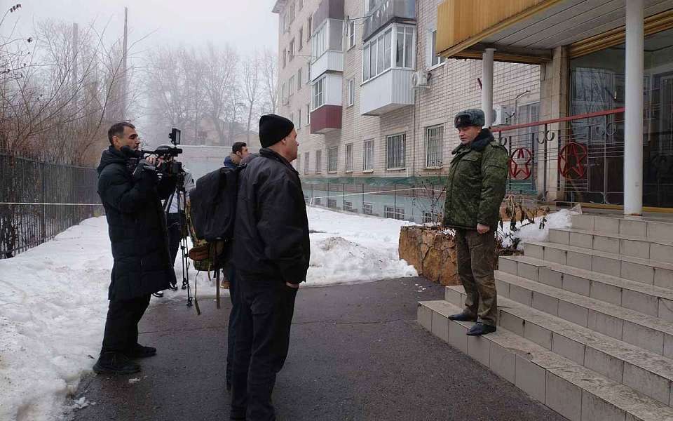 В Коминтерновском районе состоялась отправка бойцов в зону СВО