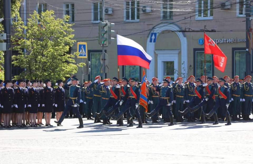 Парад Победы прошел в Воронеже 9 мая без участия зрителей