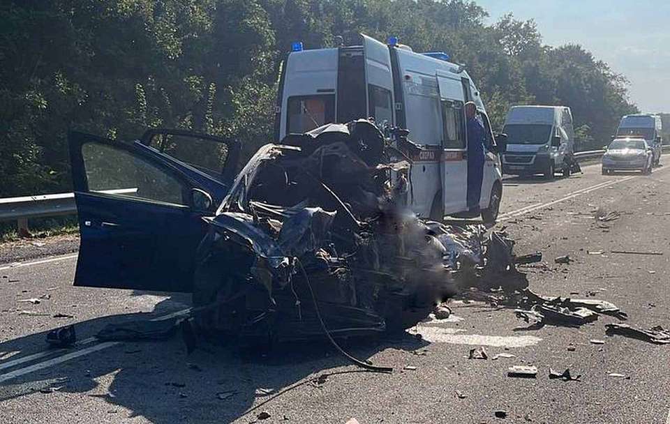 Момент смертельного ДТП на встречной в Воронежской области попал на видео