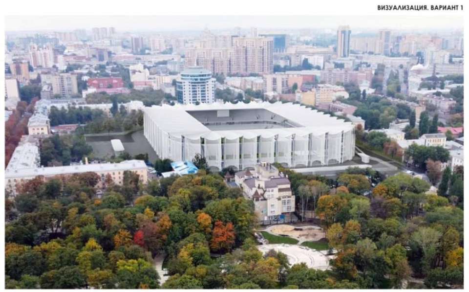 Эскизы обновленного Центрального стадиона представили в Воронеже