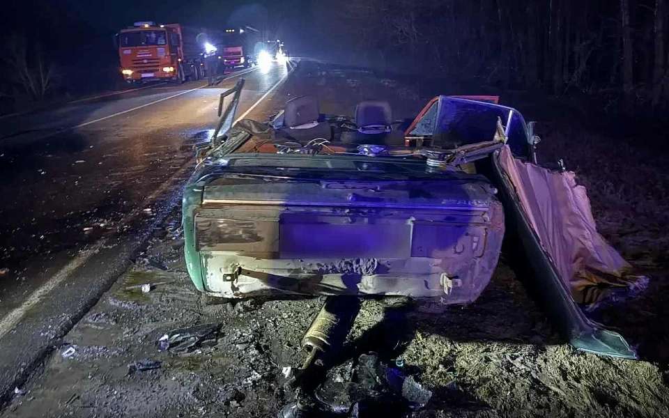 Один человек погиб, еще один пострадал в ДТП ВАЗа и фуры в Воронежской области