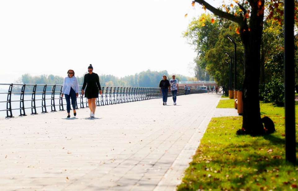 К концу октября будет готова первая очередь Петровской набережной в Воронеже