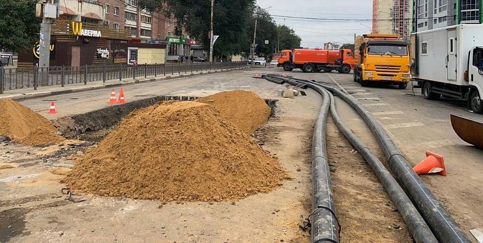 Участок Московского проспекта в Воронеже останется перекрытым в начале рабочей недели