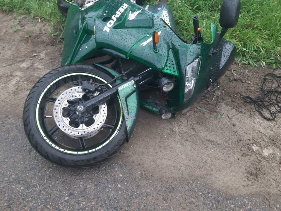 Водитель и пассажир мотоцикла в Воронеже пострадали в ДТП с иномаркой