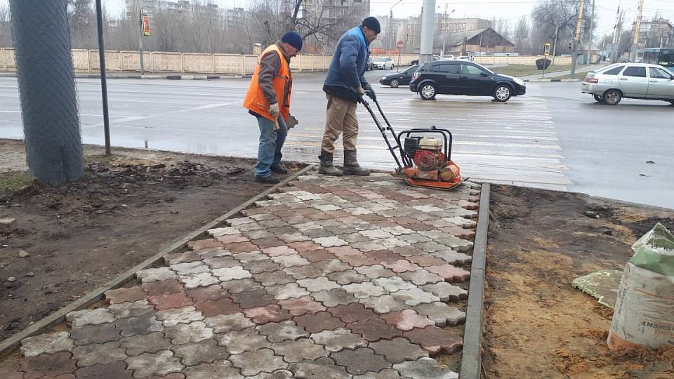 В Ленинском районе сдан в эксплуатацию очередной элемент пешеходной инфраструктуры
