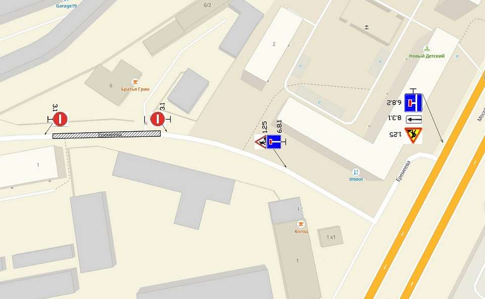 Закроют движение на улице Еремеева в Воронеже